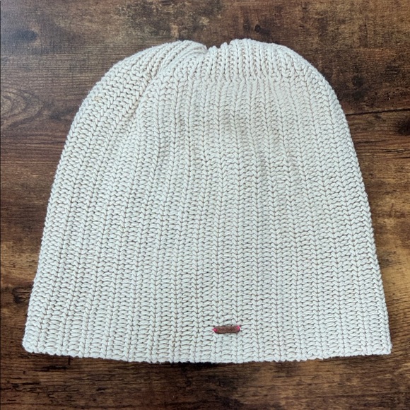 Free People Accessories - Free People Cream Knit Beanie
